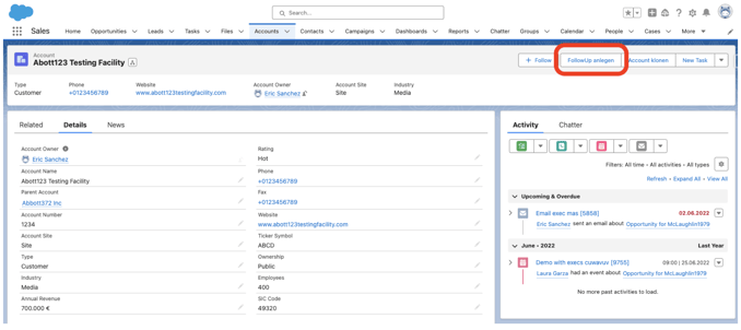 Salesforce FollowUp